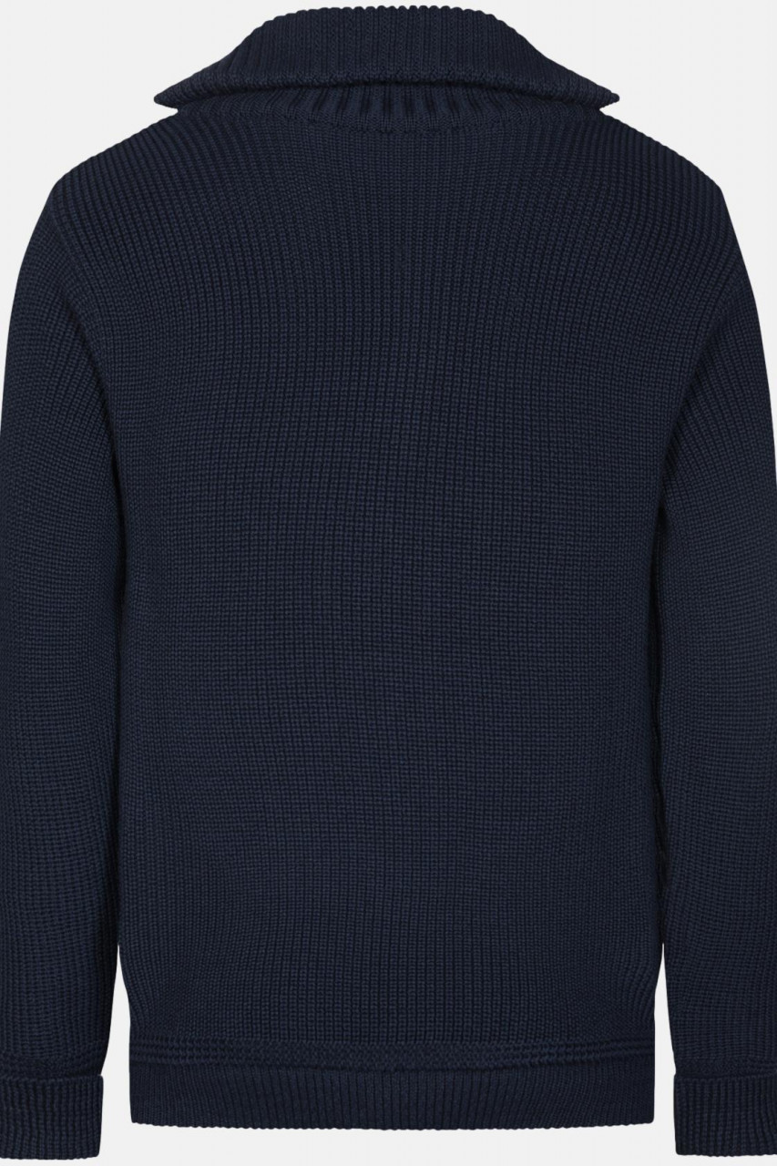 Troyer Hanseheld Merino Blau GOTS