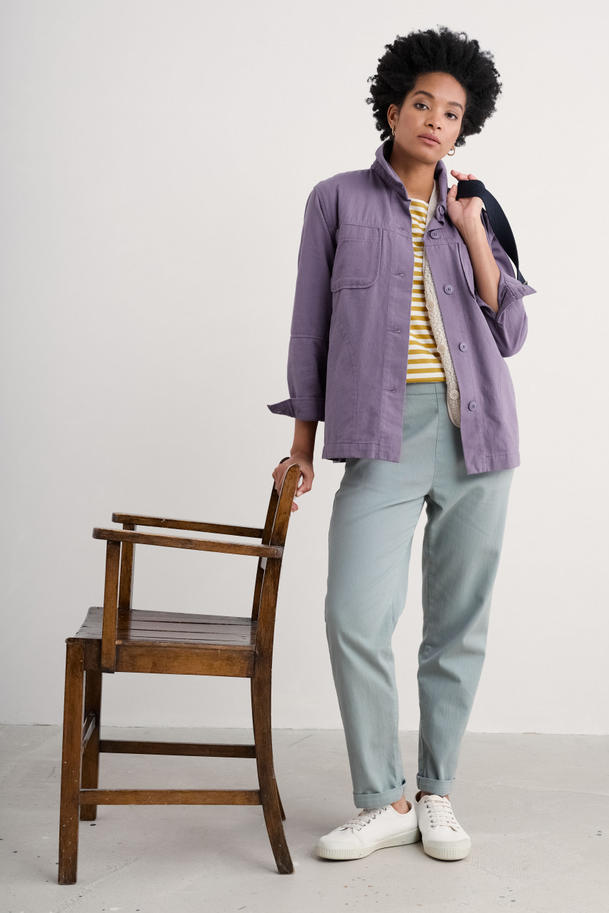 Seasalt Cornwall Streifenshirt Sailor Damen Gelb Weiß GOTS