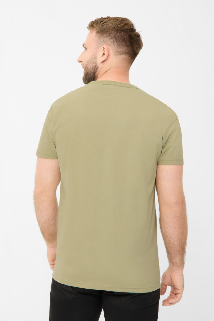 Derbe T-Shirt Brötchenmöwe Herren Hellgrün GOTS Organic