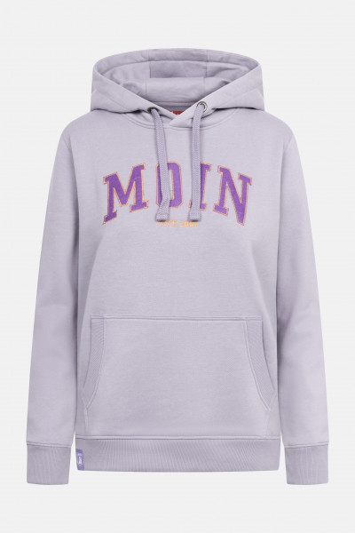 Derbe Hoodie Moin Damen Flieder Grau