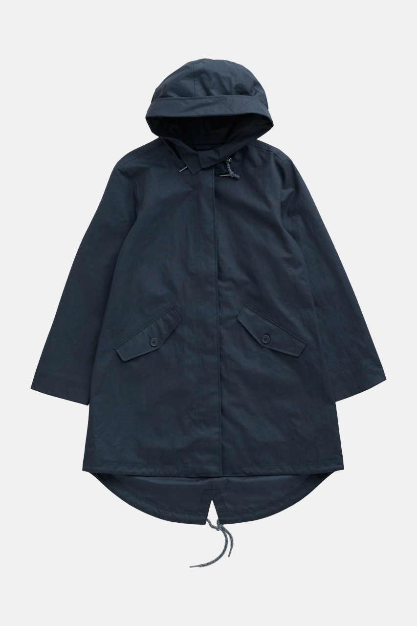 Seasalt Regenjacke Seafaring Coat Damen Dunkelblau Parka