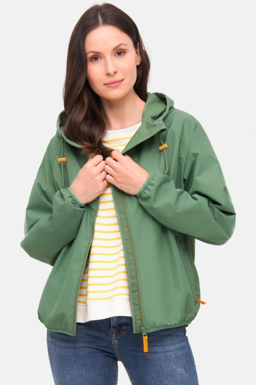 Derbe Regenjacke Packby Damen Grün Packbar