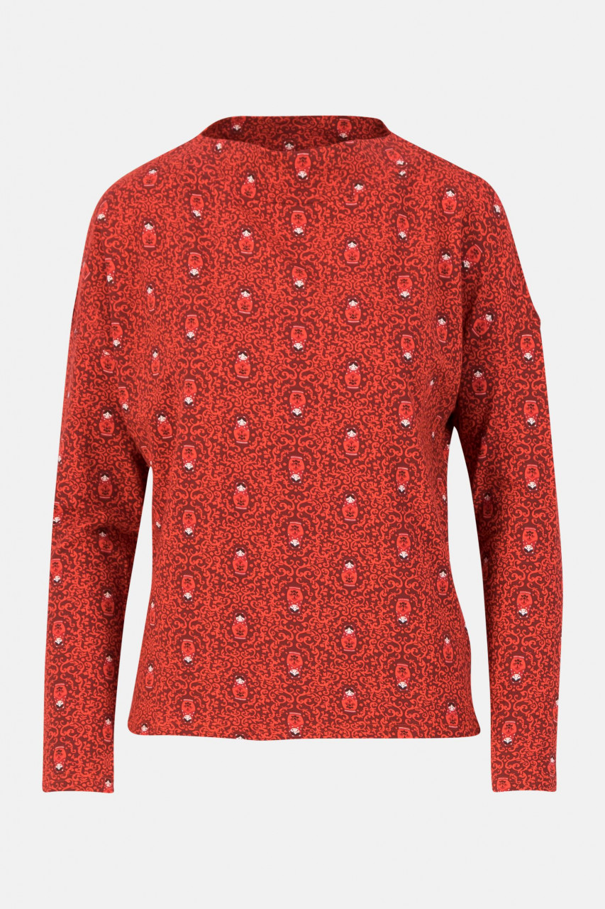 Blutsgeschwister Tailorlove Turtle Damen Pullover Bibi Babuschka Matroschka Rot