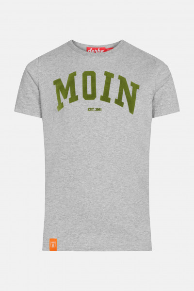 Derbe Moin Kinder T-Shirt Grey Melange Grau Baumwolle Nachhaltig