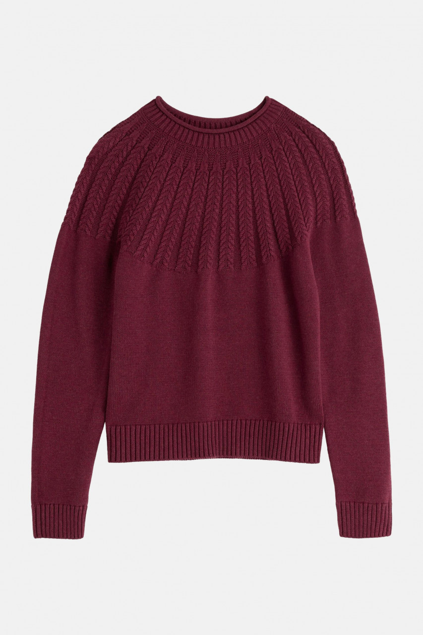 Pullover Stone Chat Jumper Rot für Damen von Seasalt Cornwall