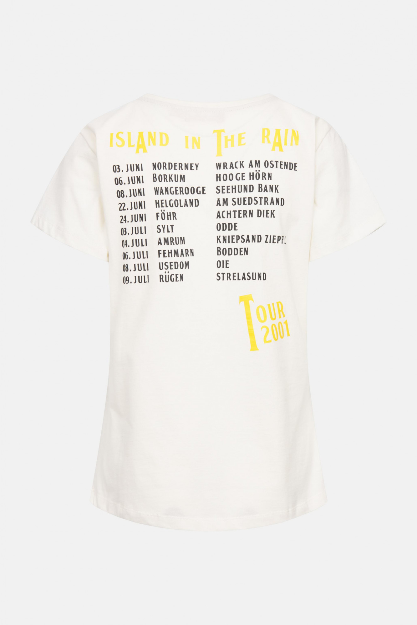 Derbe T-Shirt Robbentour Damen Weiß