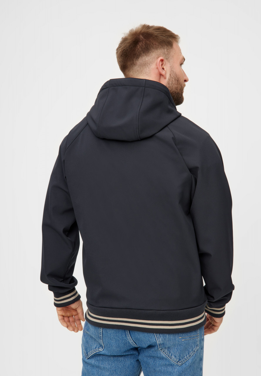 Derbe Übergangsjacke Helgoby Herren Schwarz Softshell