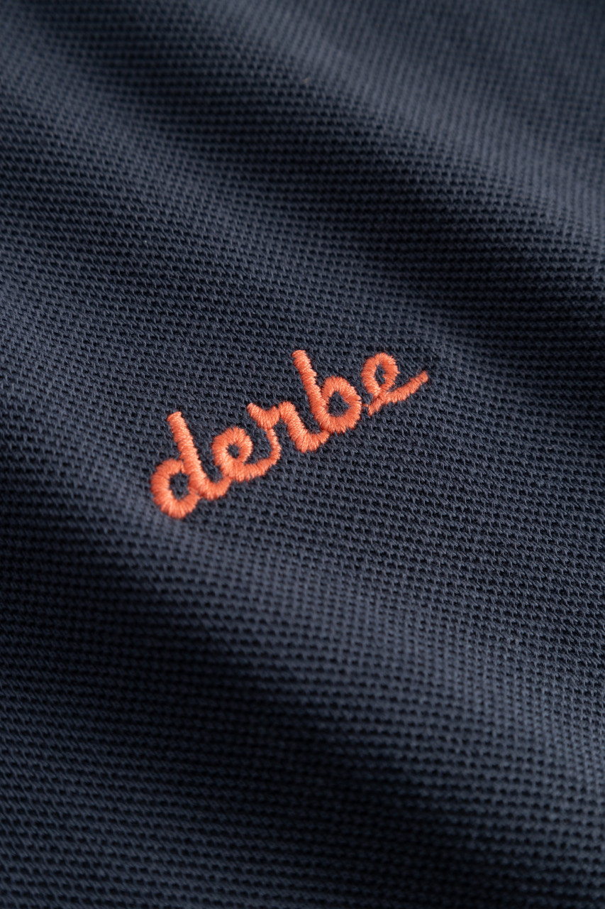 Derbe Polo Shirt Basic Polo Herren Dunkelblau GOTS Organic