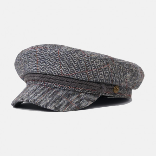 Brixton Fiddler Cap Elbsegler Joe Blue Dove Grau Blau
