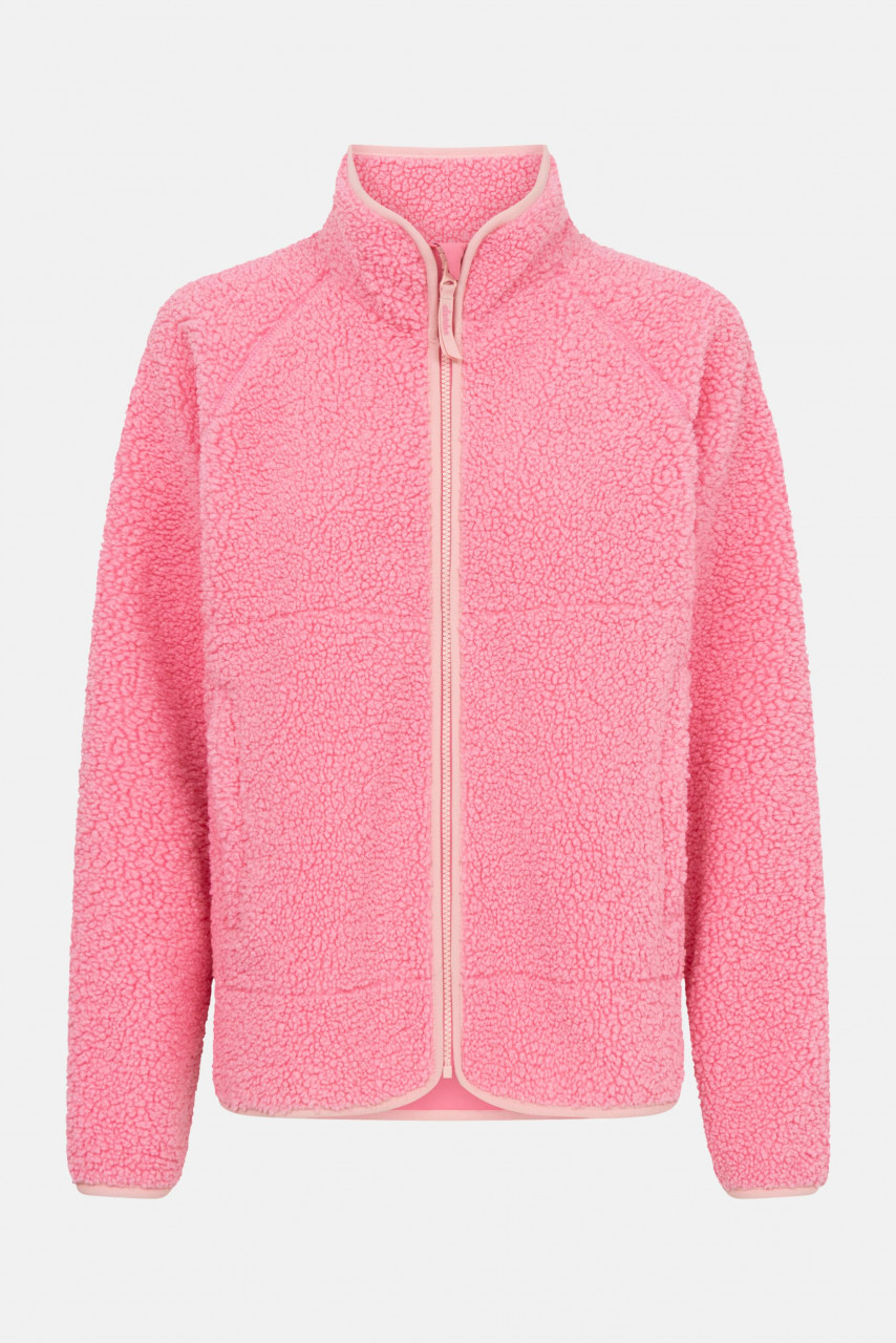 Derbe Damen Fleecejacke Kuschelby Pink Teddy