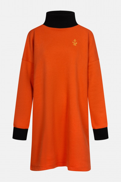 kk Derbe Golden Anchor Longshirt Pulloverkleid Anker Burnt Ochre Rostrot Derbe Golden Anchor Longshirt Pulloverkleid Anker Burnt Ochre Rostrot