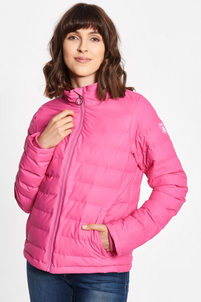 kk Derbe Damen Jacke Carmine Rose Pink Gefüttert Derbe Damen Jacke Carmine Rose Pink Gefüttert