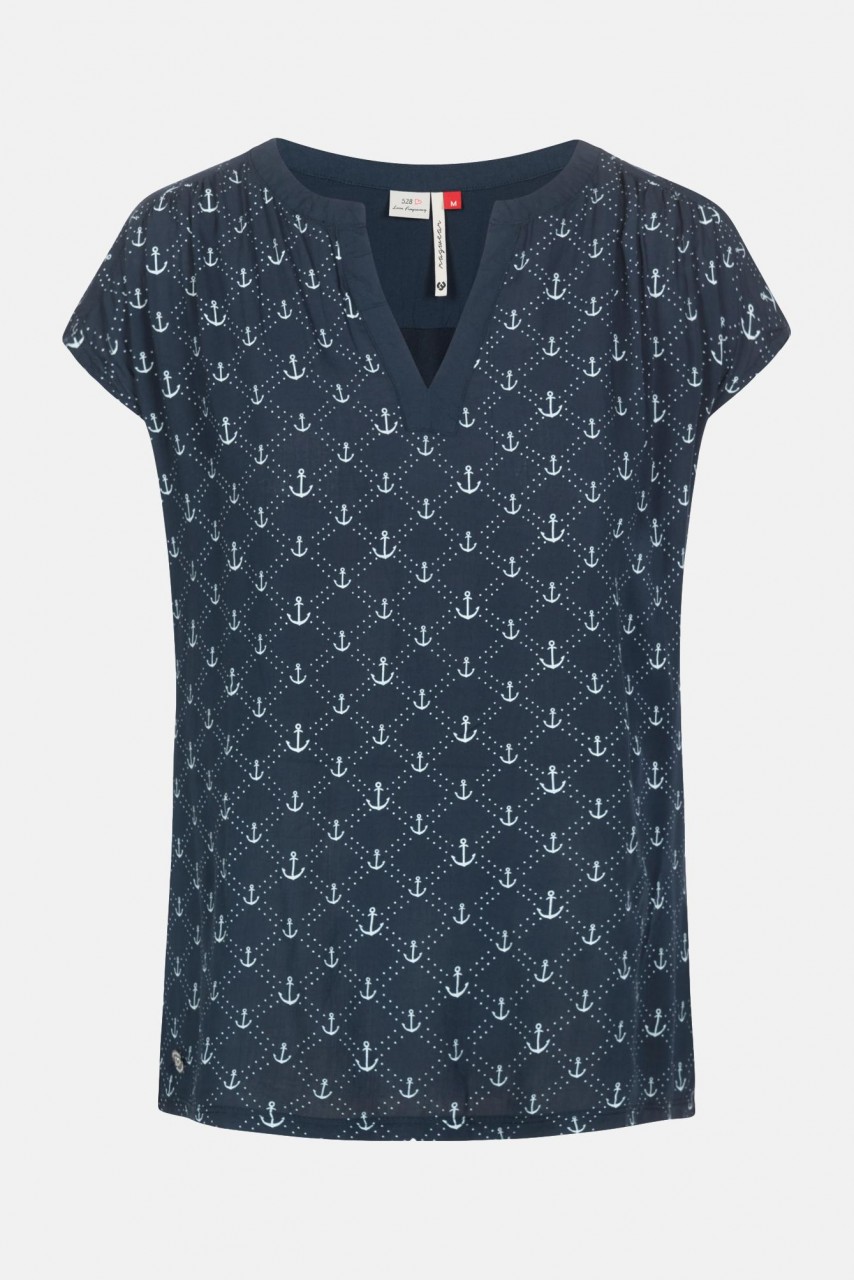 Ragwear Harria Navy Damen T-Shirt Anker Dunkelblau