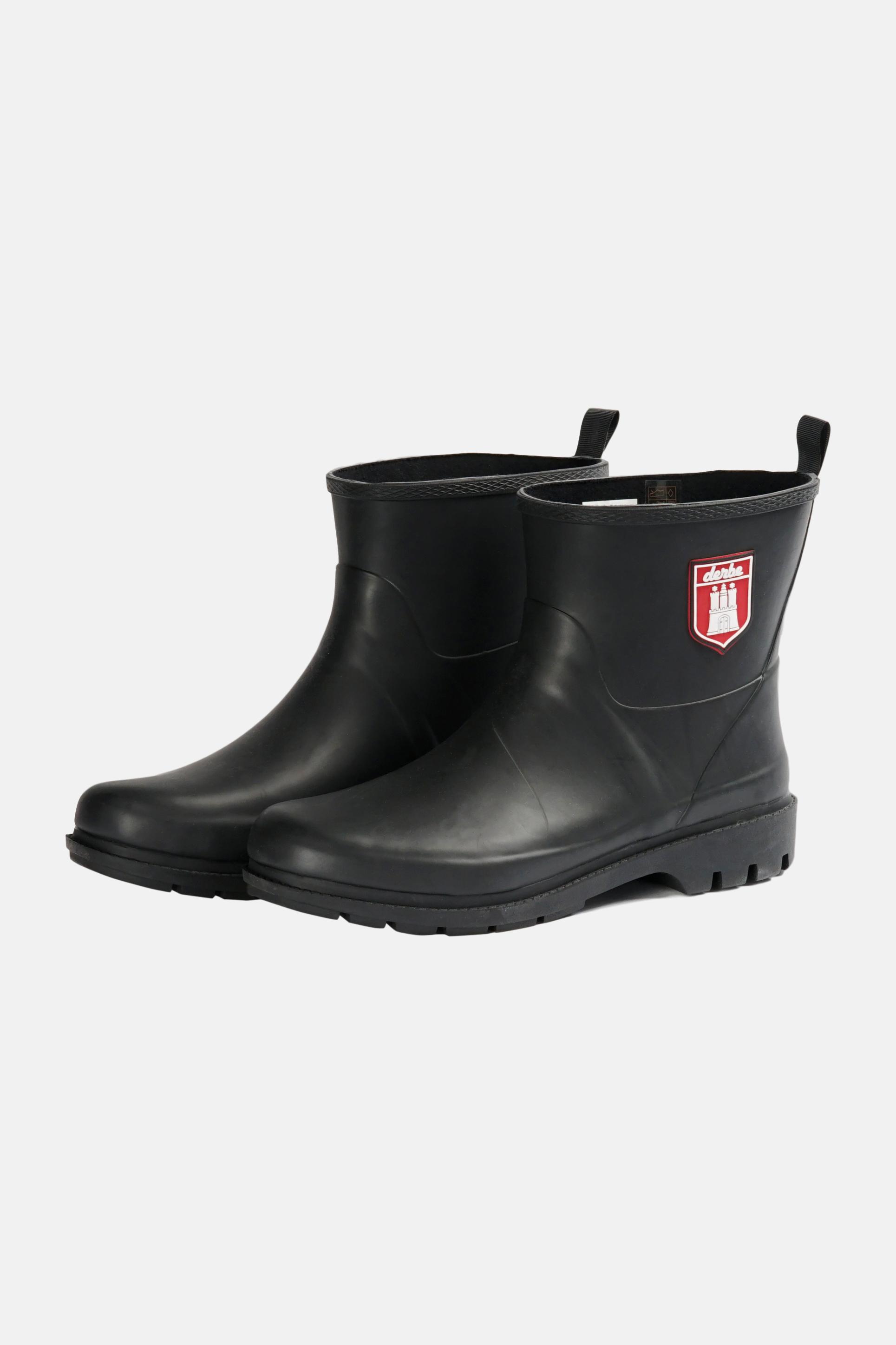 Halbstiefel Herren Pladderbotten Derbe Gummistiefel Schwarz ikZPXu