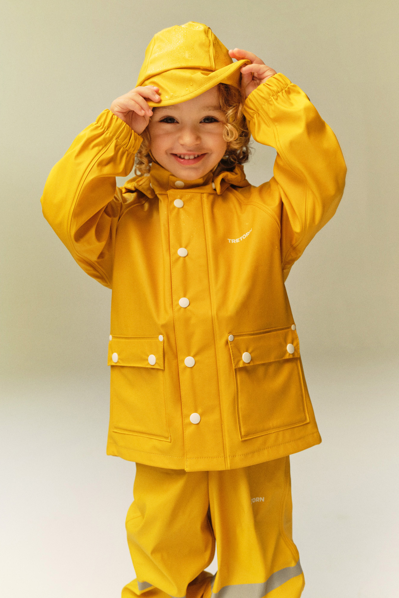 Tretorn Kinder Regenjacke Kids Wings Friesennerz Spectra Yellow Gelb