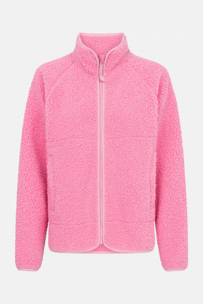 Derbe Damen Fleecejacke Kuschelby Pink Teddy