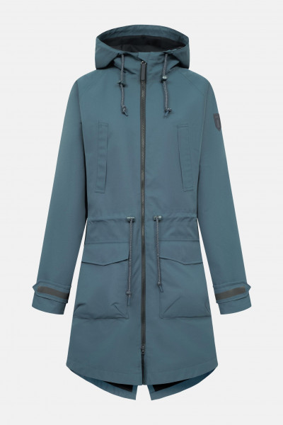 Derbe Regenjacke Phoeby Dog Damen Blau Hundejacke