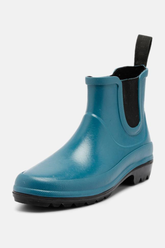 Grand Step Shoes Vickie Damen Gummistiefel Petrol Chelsea