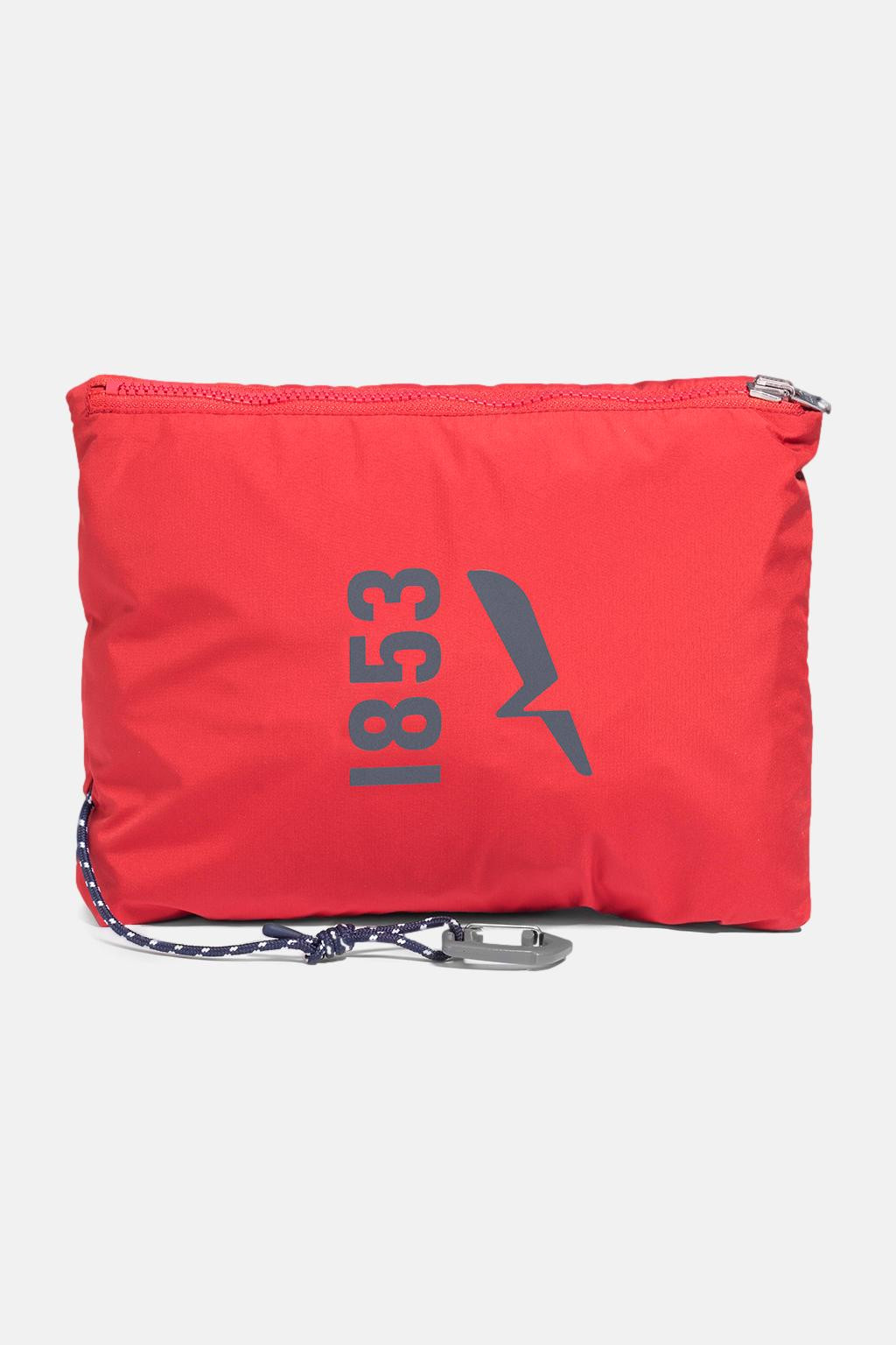 Aigle Regenjacke Rot Langer Parka Packbar