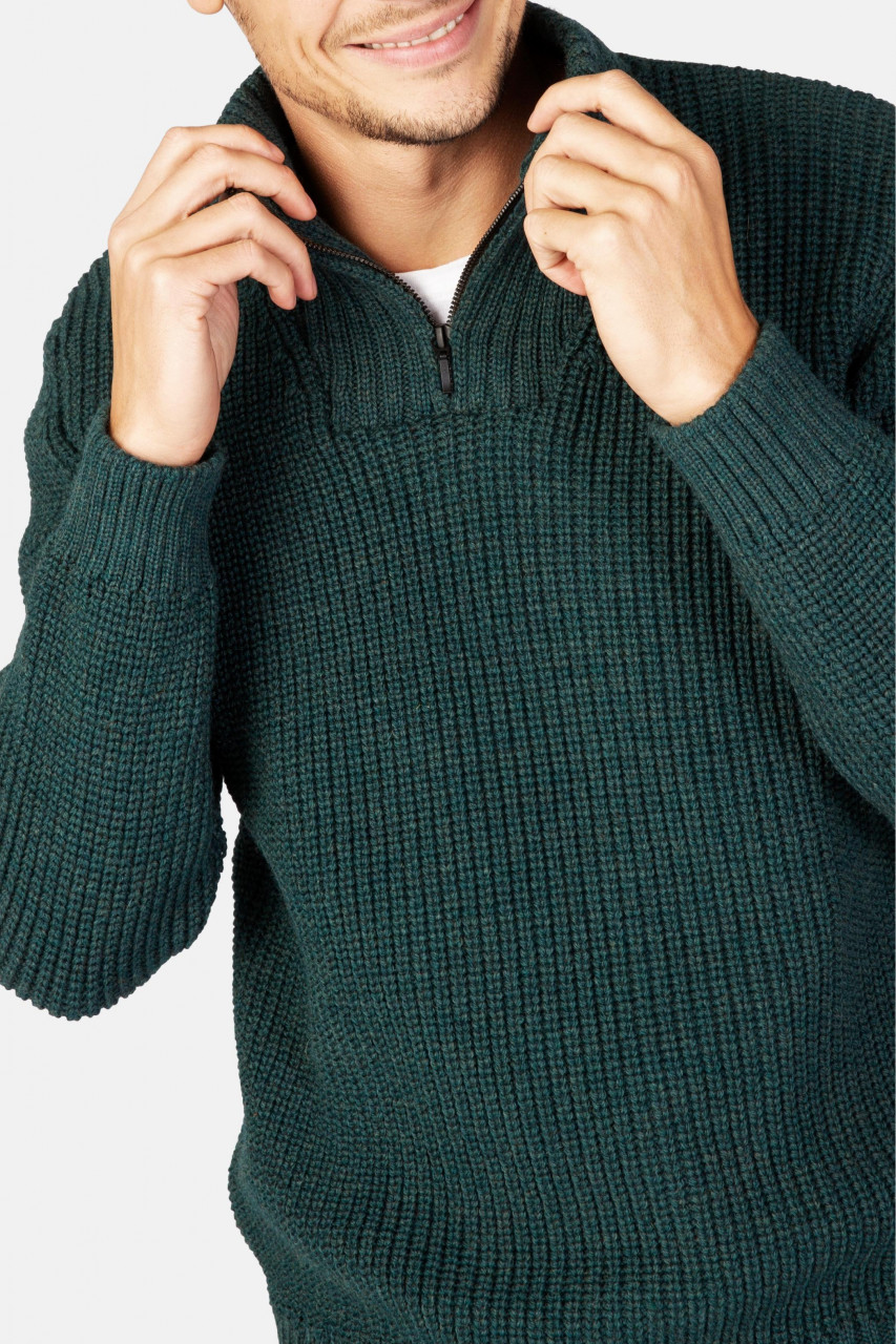 IrelandsEye Troyer Reefer Grün Herren Pullover Evergreen