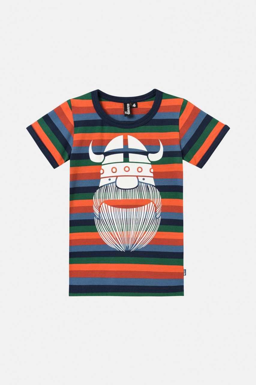 Danefae Kinder Wikinger T-Shirt Erik Danerainbow Ringer Gestreift