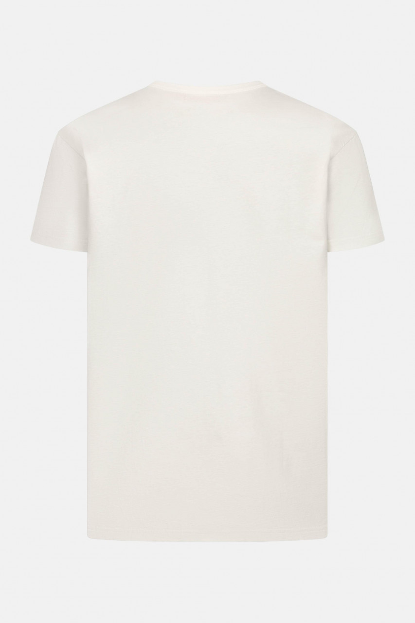 Derbe T-Shirt Moin Herren Weiß Blau GOTS Organic