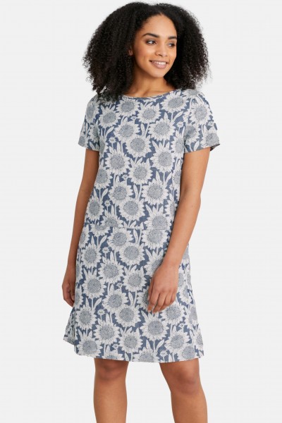kk Seasalt Cornwall Veryan Dress Botanical Blooms Damen Kleid Blumen Blau Weiß Seasalt Cornwall Veryan Dress Botanical Blooms Damen Kleid Blumen Blau Weiß
