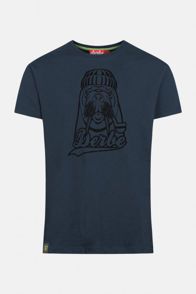 Derbe Walross Herren T-Shirt Navy Dunkelblau Derbe Walross Herren T-Shirt Navy Dunkelblau