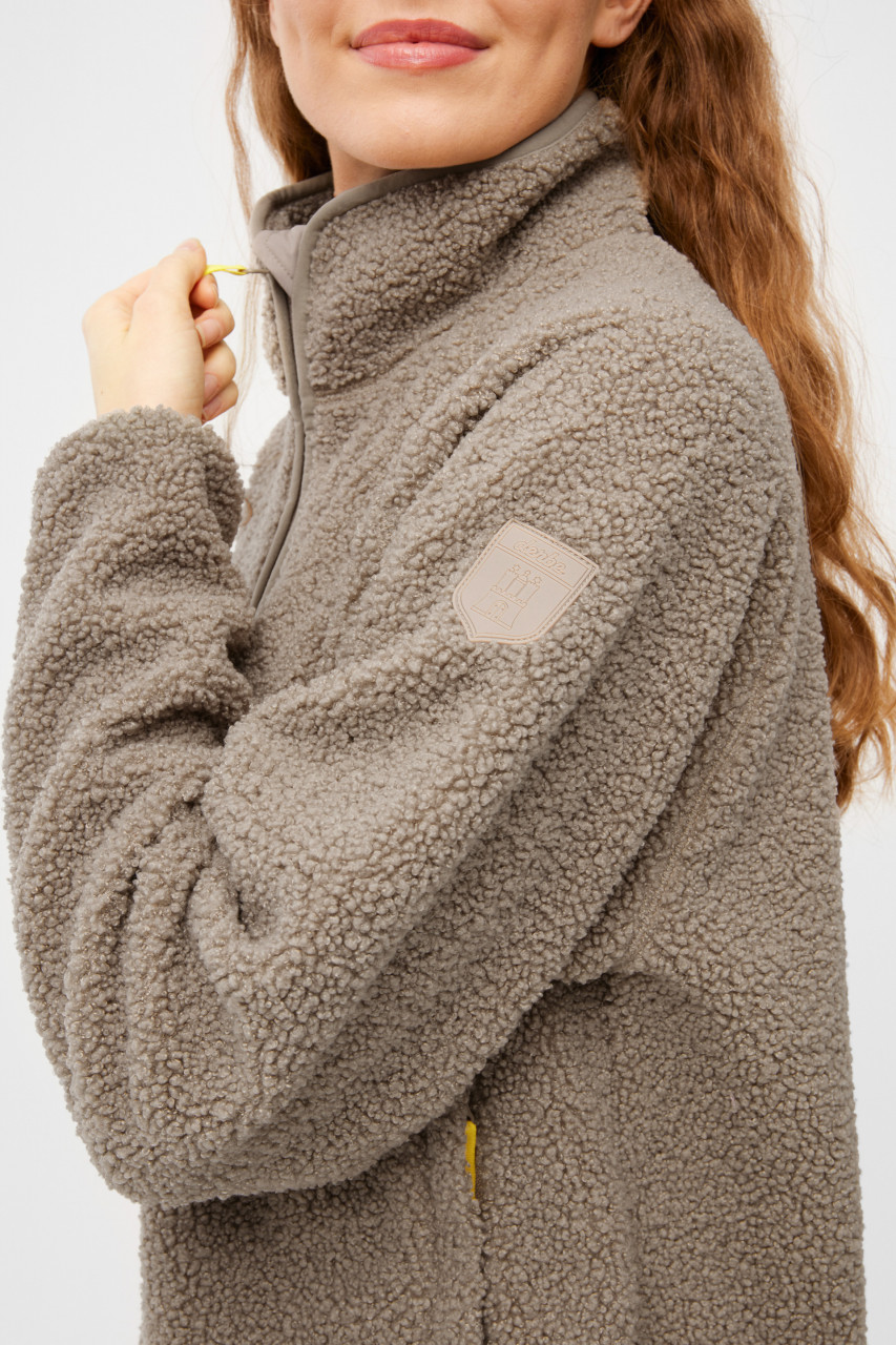 Derbe Damen Fleecejacke Kuschelby Beige