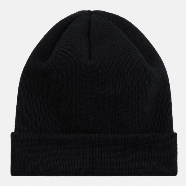 Strickmütze Feinstrick Merino Schwarz für Unisex von Hanseheld