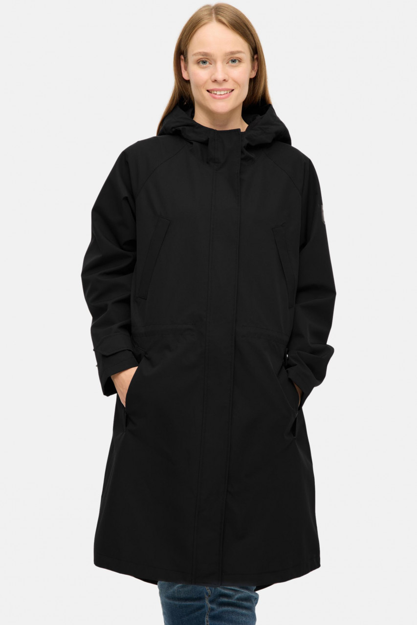 Derbe Regenjacke Deutby Damen Schwarz