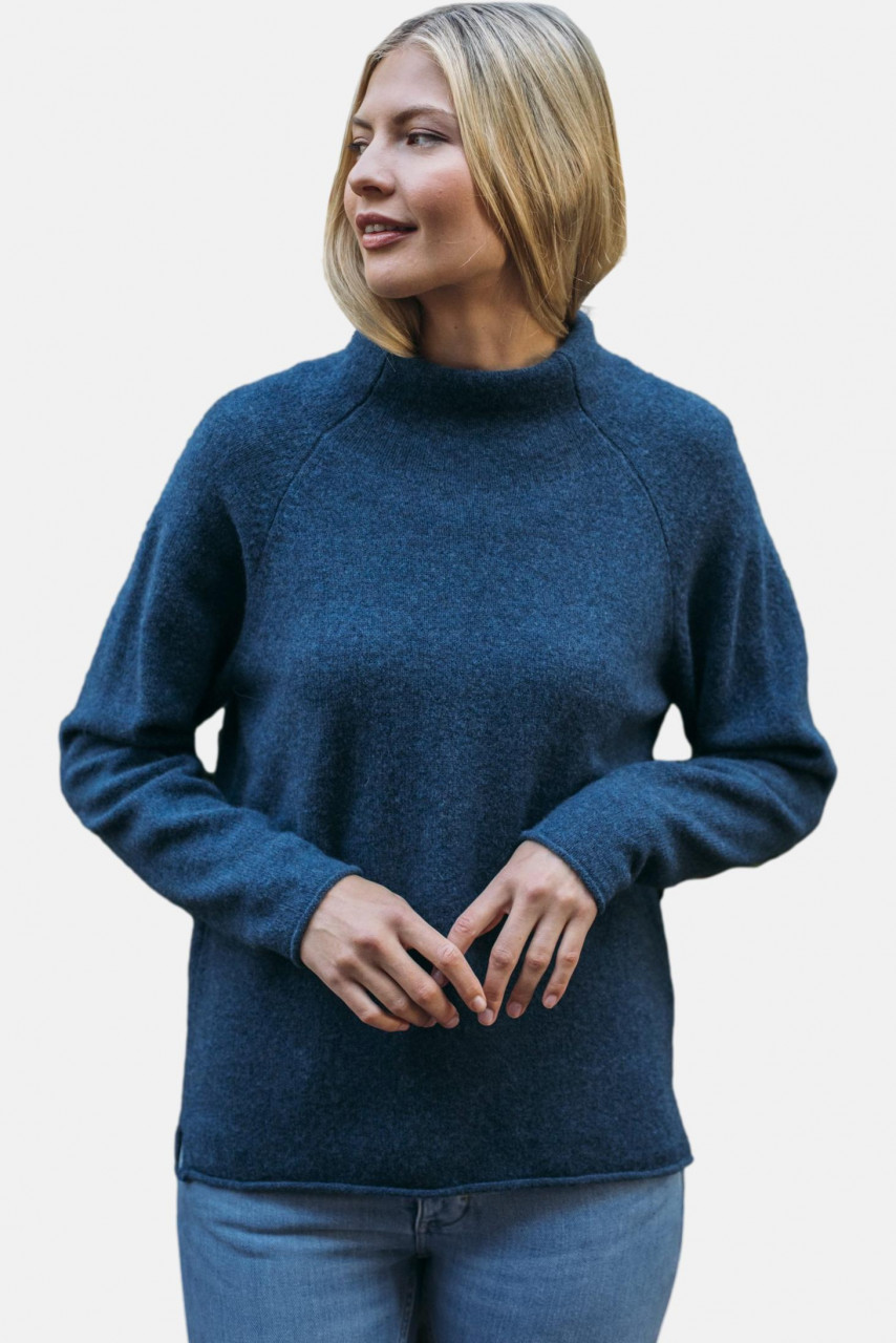 ERIBÉ Corry Raglan Damen Pullover Blau