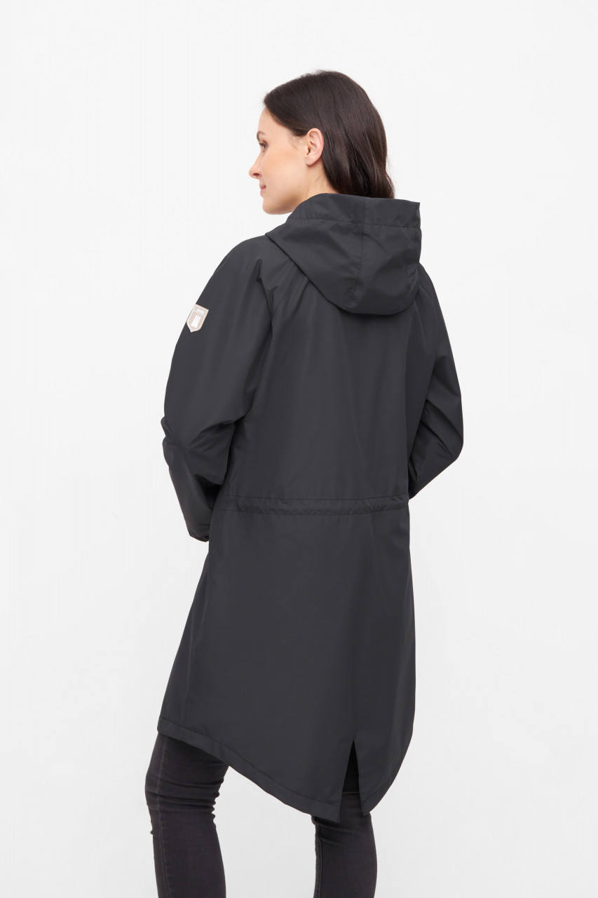Derbe Regenjacke Ripby Damen Schwarz Ripstop