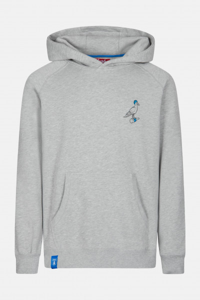 kk Derbe Sturmmöwe Embroidery Herren Hoody Grey Melange Grau Derbe Sturmmöwe Embroidery Herren Hoody Grey Melange Grau