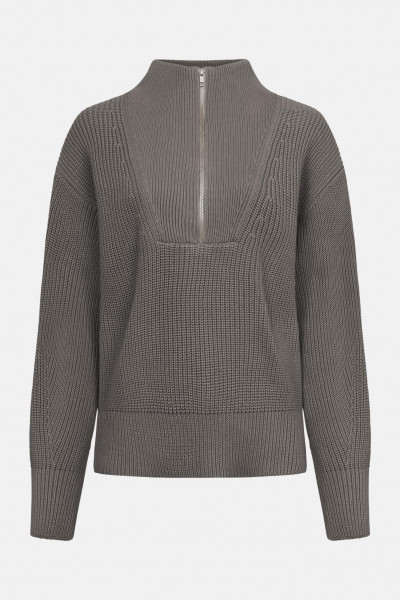 MELA Troyer KIMAYA Damen Braun Pullover Baumwolle GOTS Organic