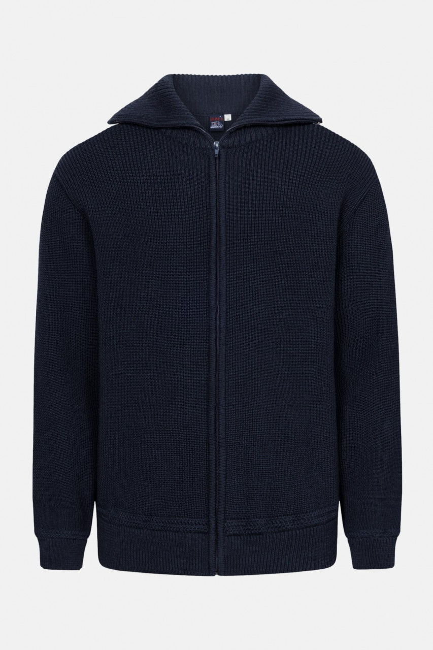 Troyer-Strickjacke II, S-Skipper Blau für Herren von ELBE-Troyer