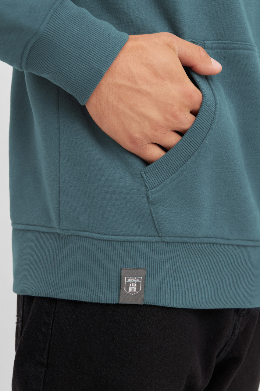 Derbe Hoodie Moin Herren Blau Pullover GOTS