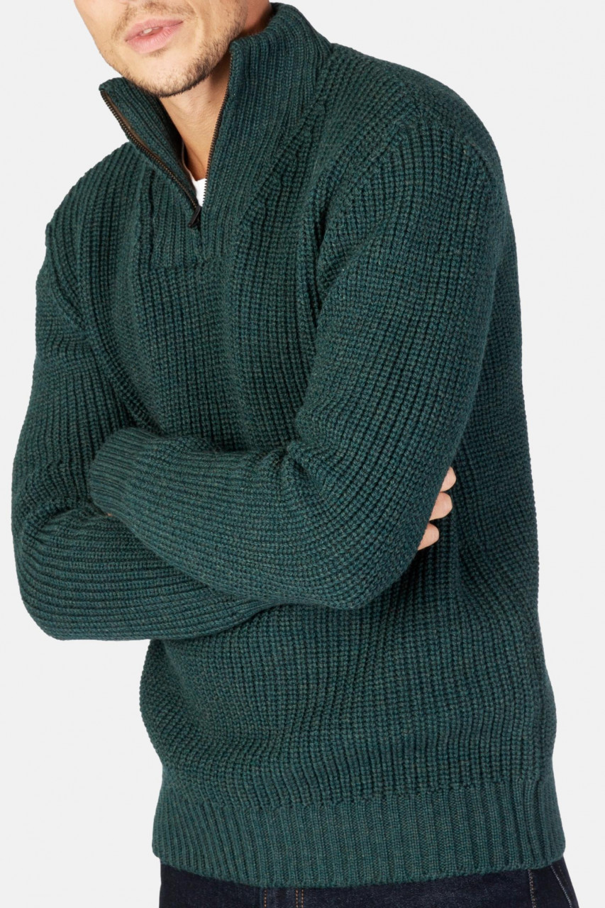 IrelandsEye Troyer Reefer Grün Herren Pullover Evergreen