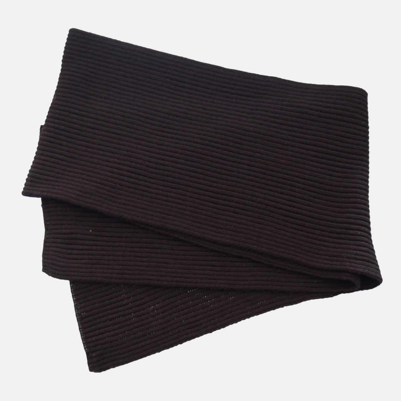 Strickschal Rippstrick Merino Schwarz für Unisex von Hanseheld