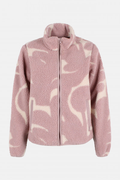 Danefae Danelabrador Fleecejacke Rosa Beige Abstrakt Floral