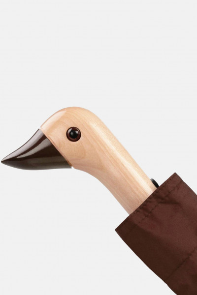 Original Duckhead Regenschirm Espresso Braun