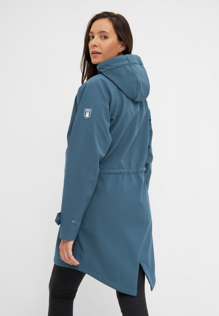 Damen Softshelljacke - Model-Bild - Rückseite