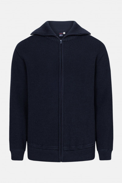 Troyer-Strickjacke II, S-Skipper Blau für Herren von ELBE-Troyer