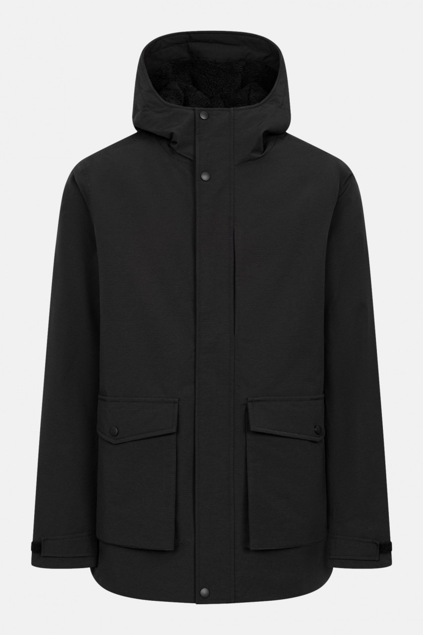 Danefae Winterjacke Daneholger Herren Schwarz Parka