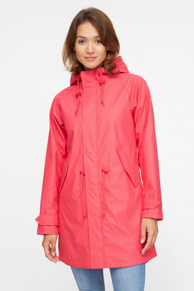 kk Derbe Traveby Friese Fisher Paradise Pink Damen Regenmantel Nachhaltig Derbe Traveby Friese Fisher Paradise Pink Damen Regenmantel Nachhaltig