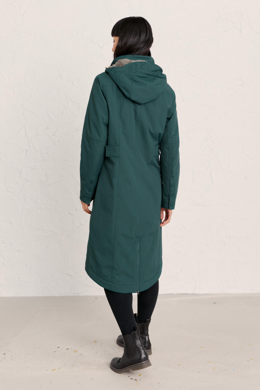 Seasalt Cornwall Janelle Coat Thicket Damen Regenmantel Petrol Blau Grün
