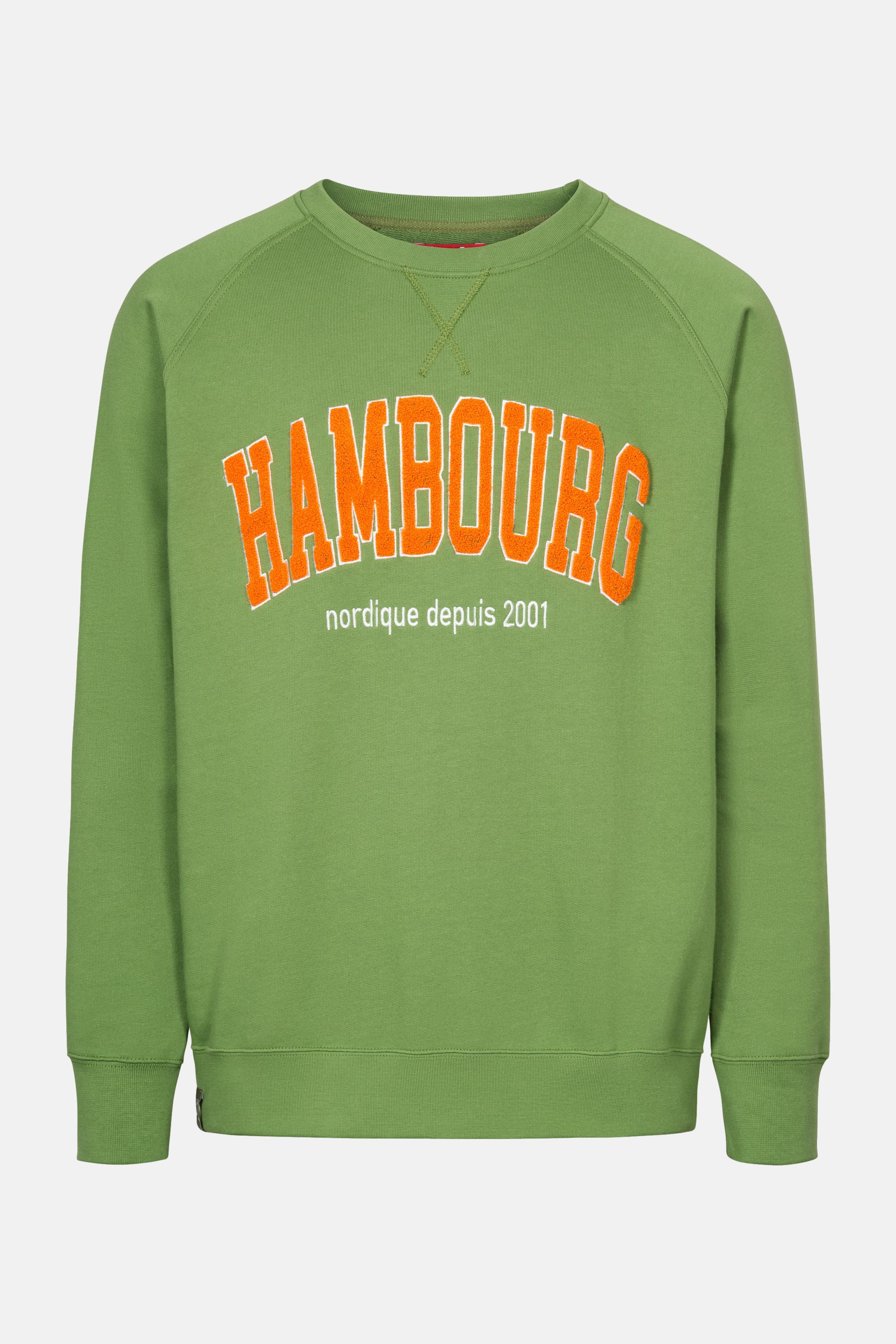 Derbe Grün Hambourg Herren Nachhaltig Sweatshirt Cactus Pullover Baumwolle