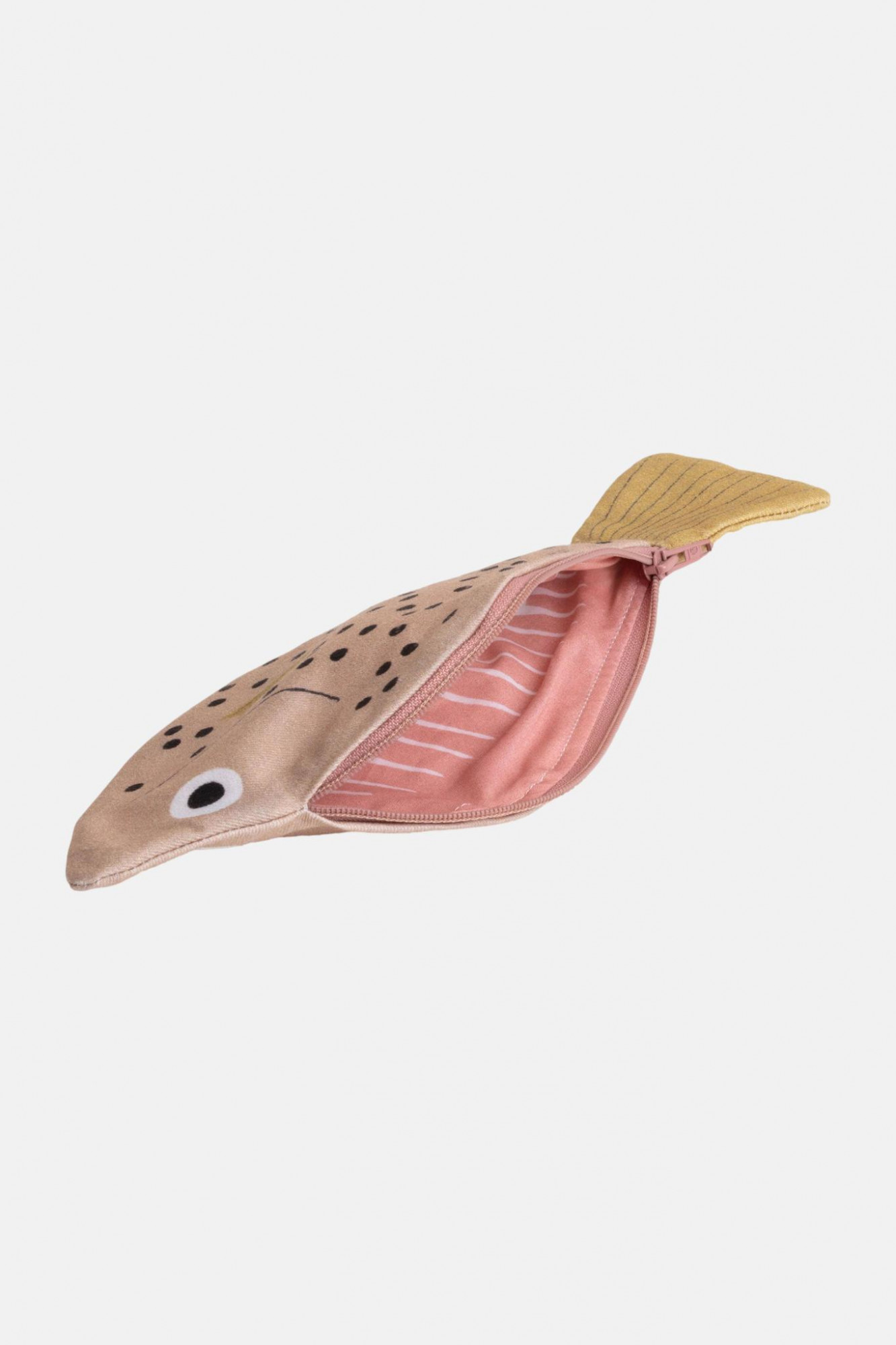 Don Fisher Tasche Rote Meerbarbe Rosa Gold Fisch Geldbörse