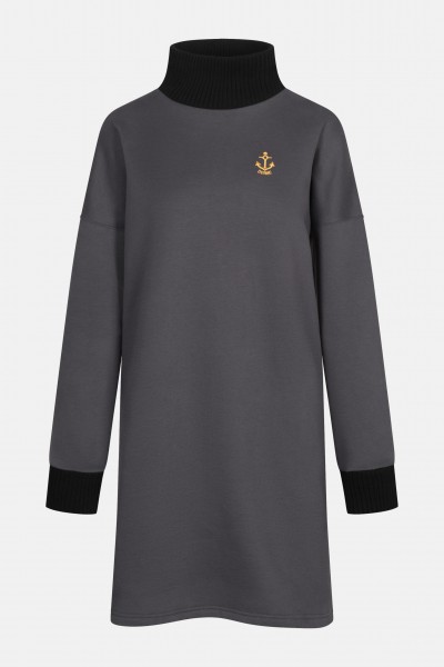 kk Derbe Golden Anchor Longshirt Pulloverkleid Anker Phantom Schwarz Derbe Golden Anchor Longshirt Pulloverkleid Anker Phantom Schwarz