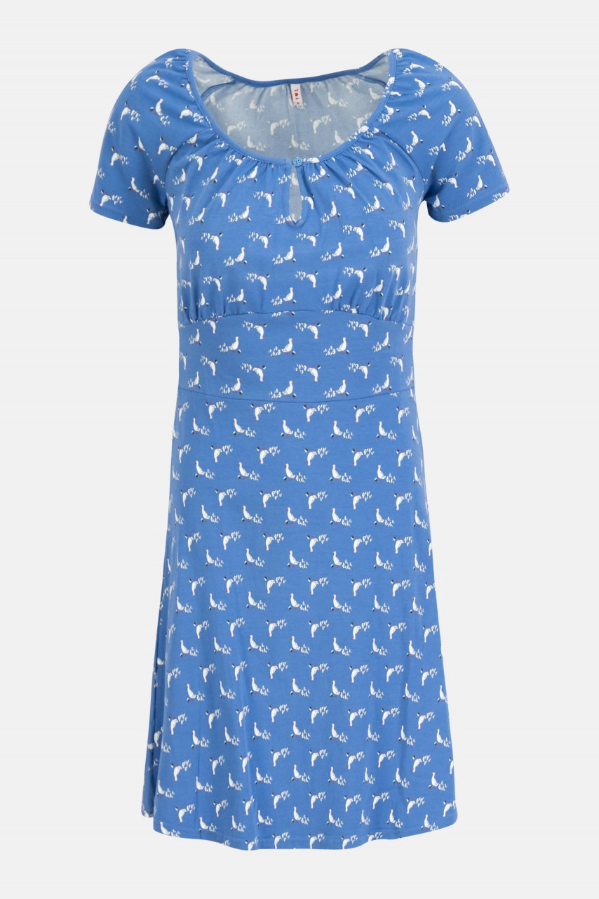 Blutsgeschwister Ducktales Romance Damen Kleid Ducky Ducks Blau Baumwolle Nachhaltig